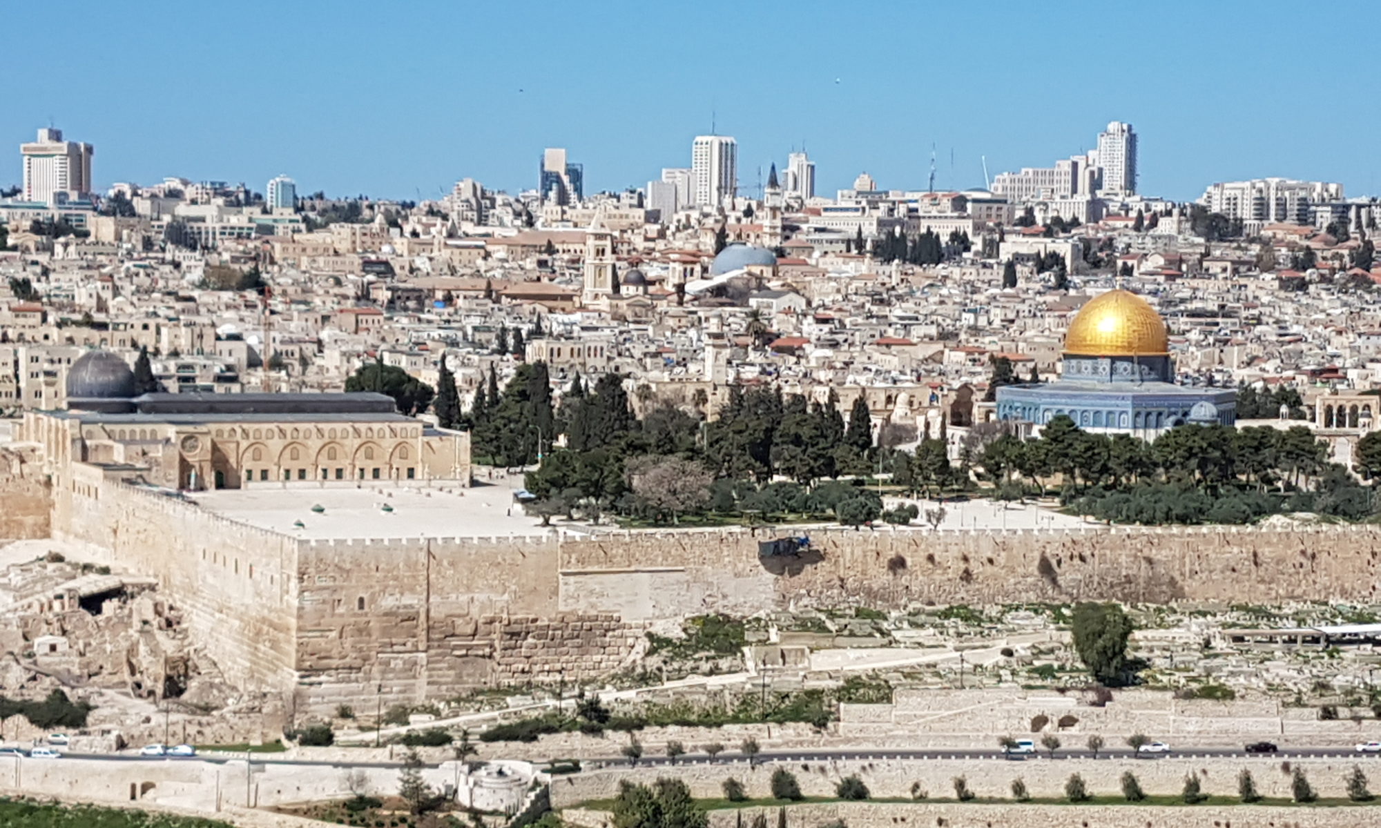 Israel 2018 Blick über Jerusalem